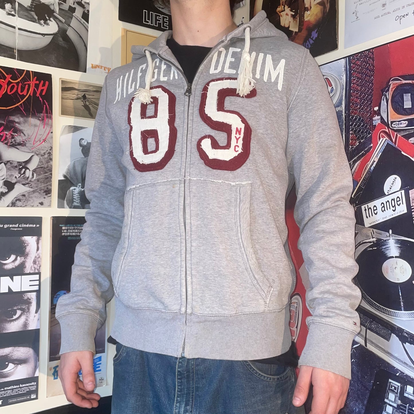 Hilfiger Denim 00s Embroidered Hoodie M