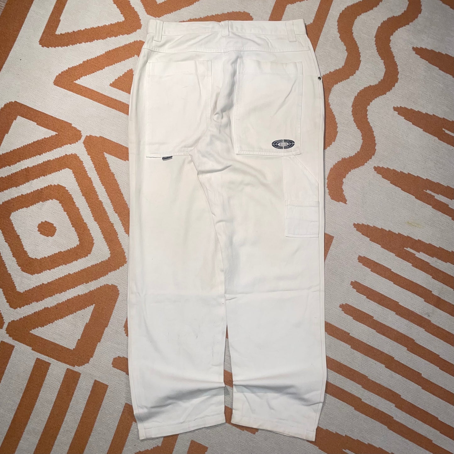 Safety Zone 90s White Jeans 30x32