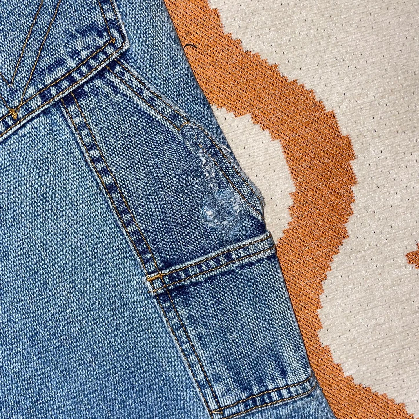 Surf Cult 90s Embroidered Baggy Cross Jeans 32x30