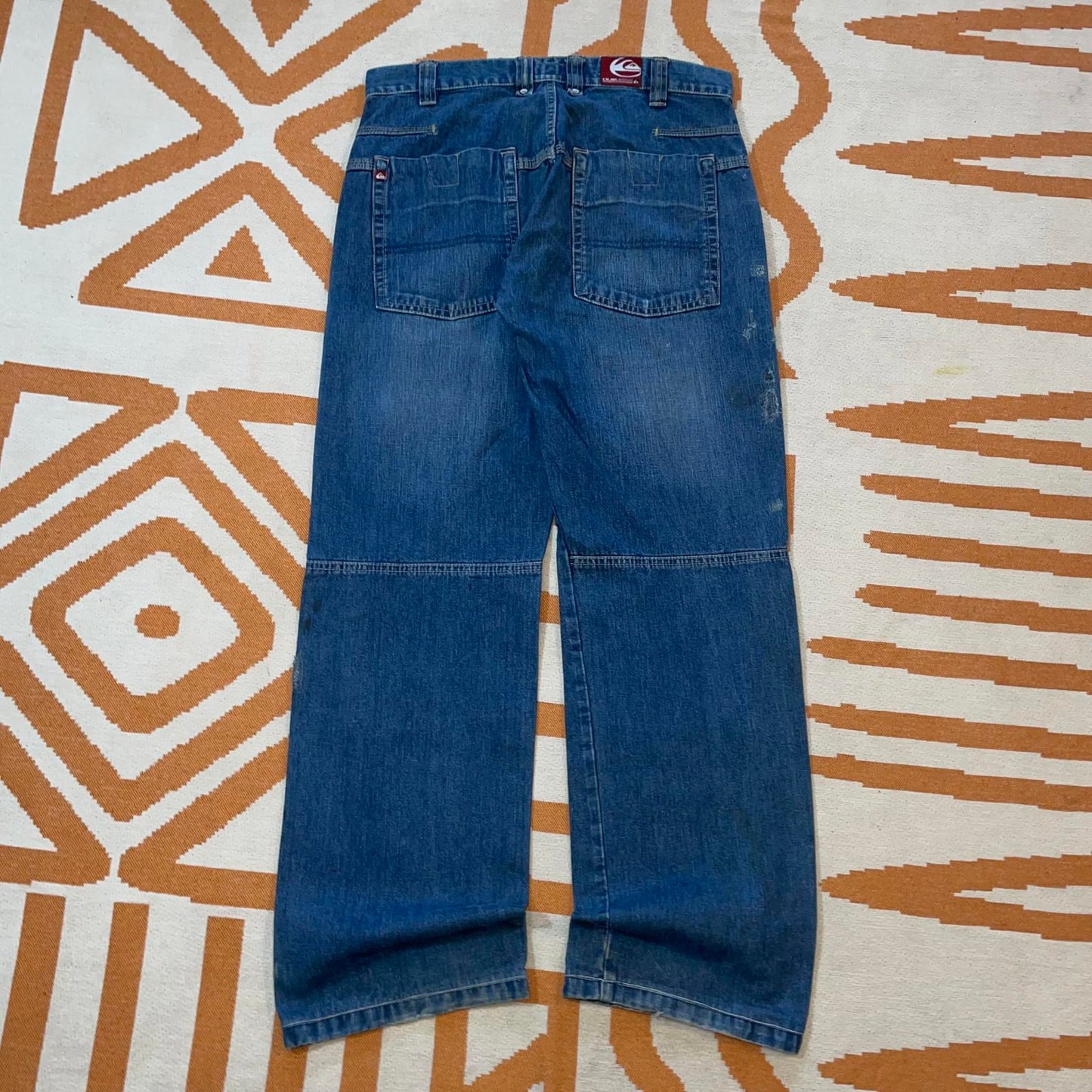 Quiksilver Surf 00s Baggy Blue Jeans 32x32