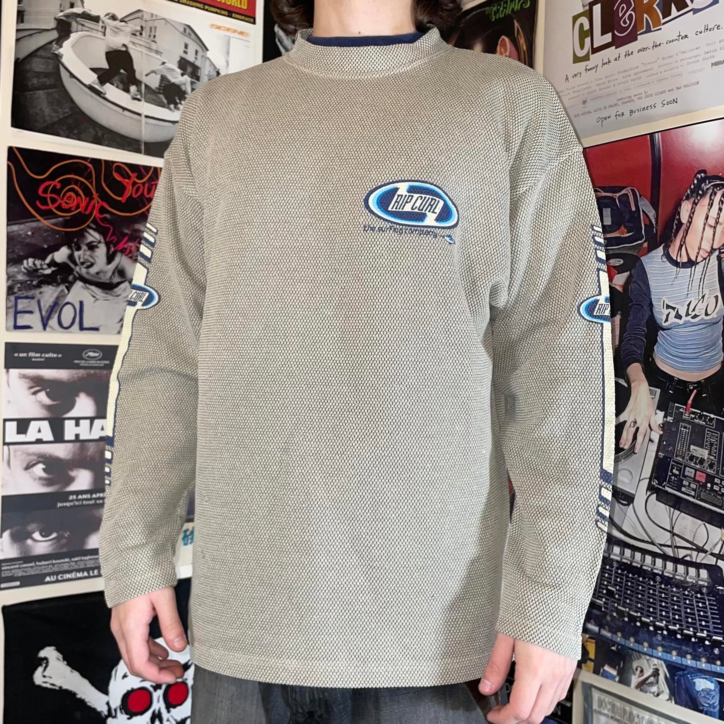 Rip Curl 90s Graphic Surf Sweatshirt M