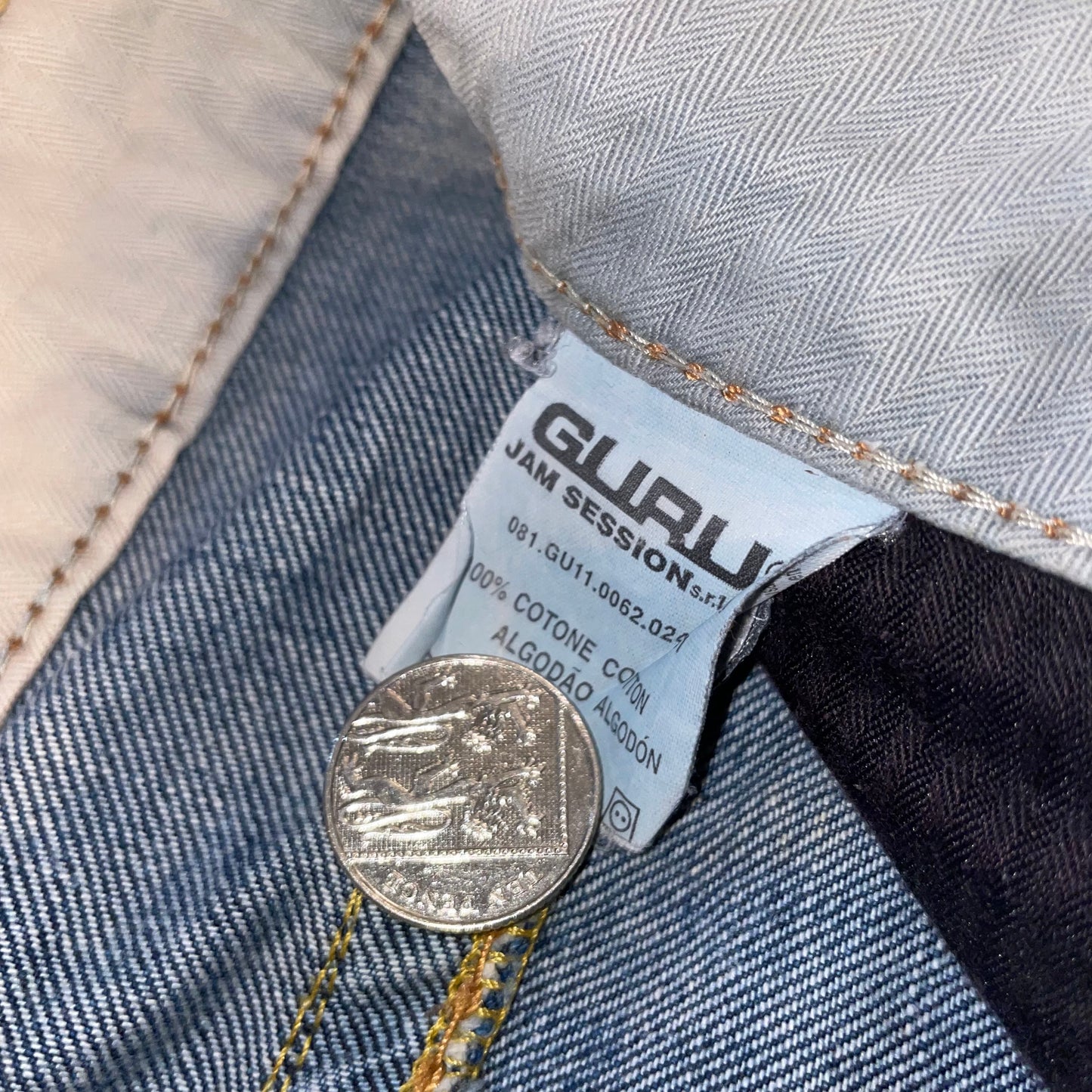 Guru 00s Embroidered Jeans