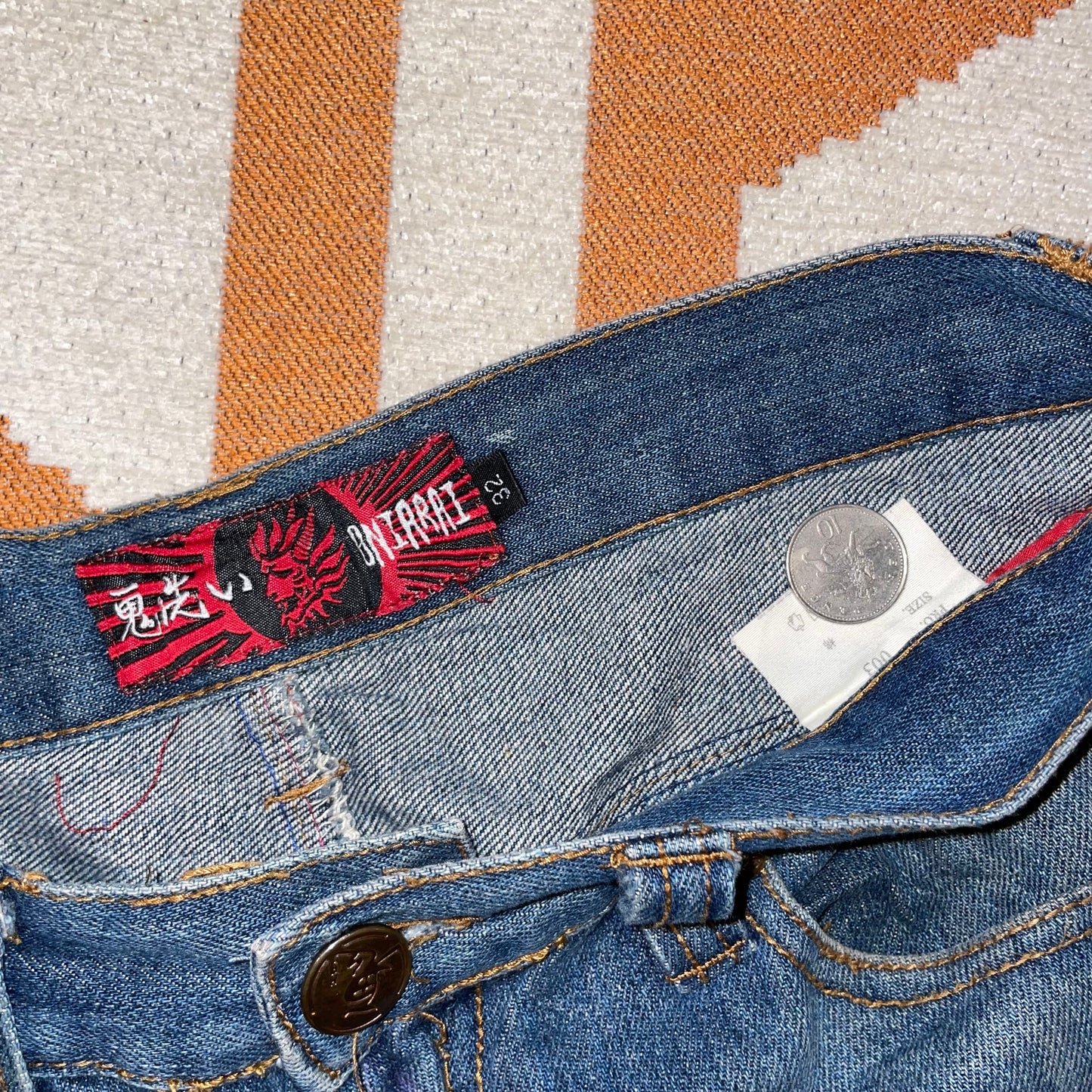 Oni Rrai 00s Japanese Jeans 30x32