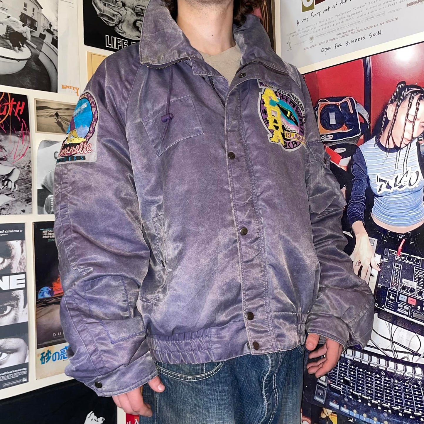 Stuyvesant 90s Surf Maui Bomber Jacket XXL