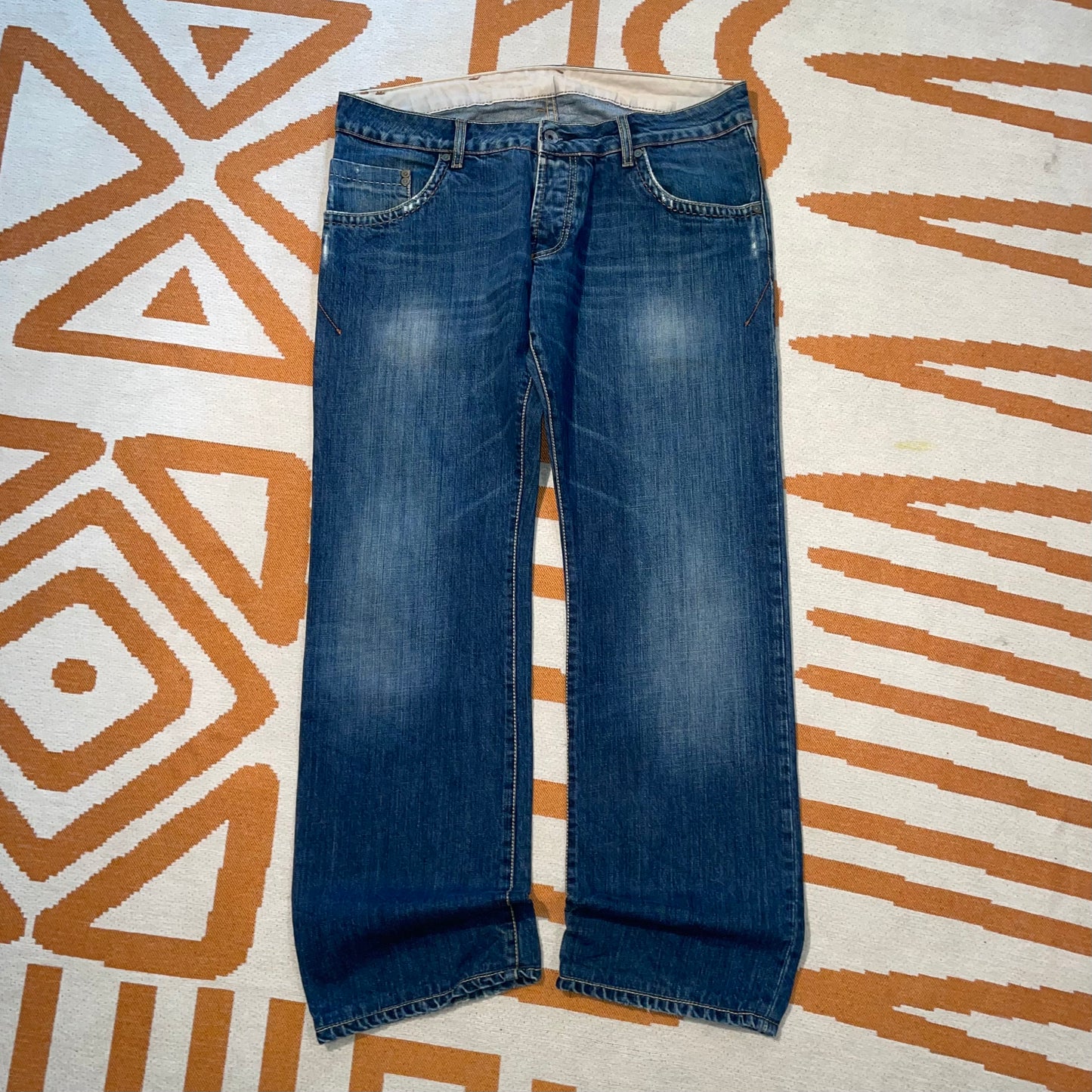 Guru 00s Embroidered Jeans