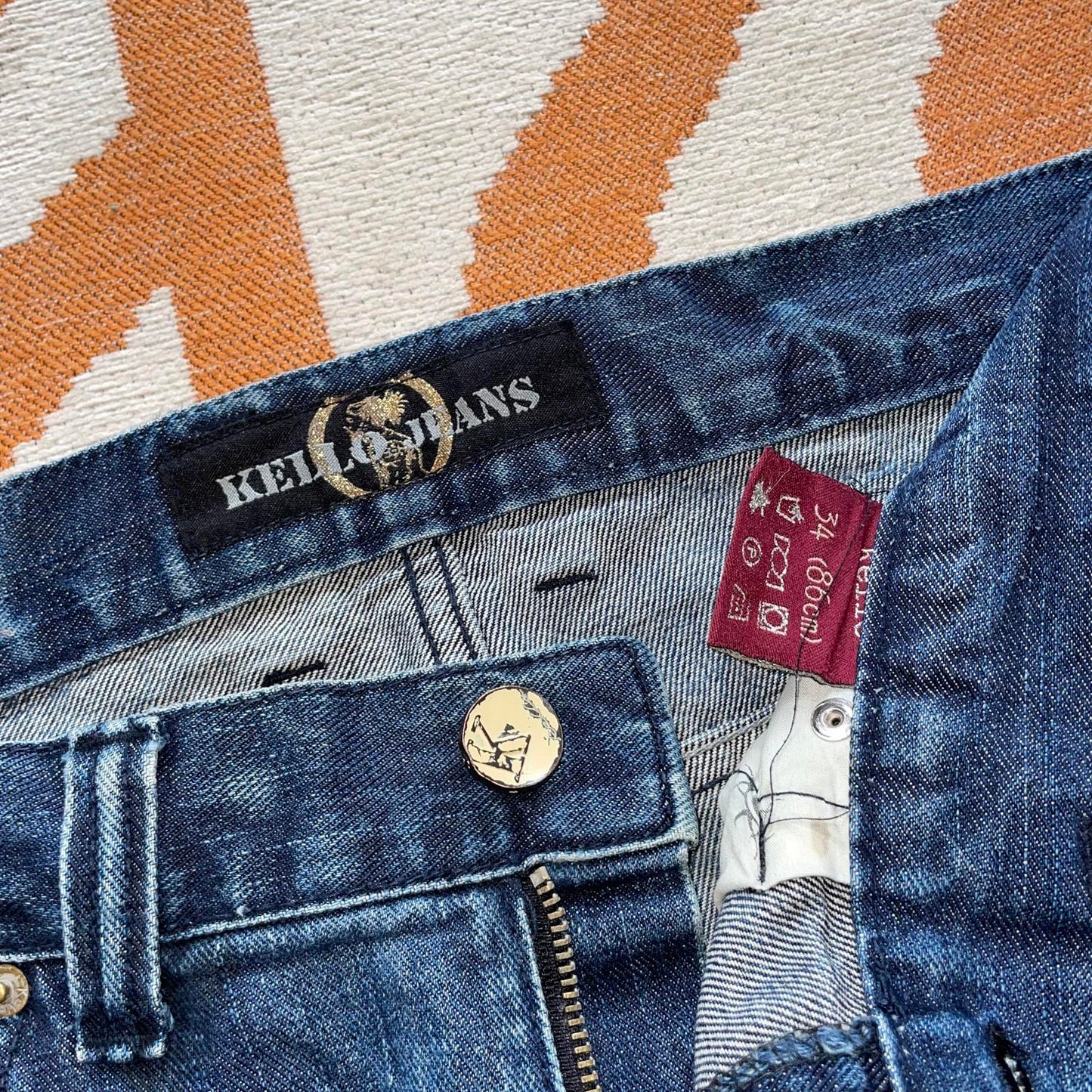 Kello 90s Coca Cola Print Jeans 34x30