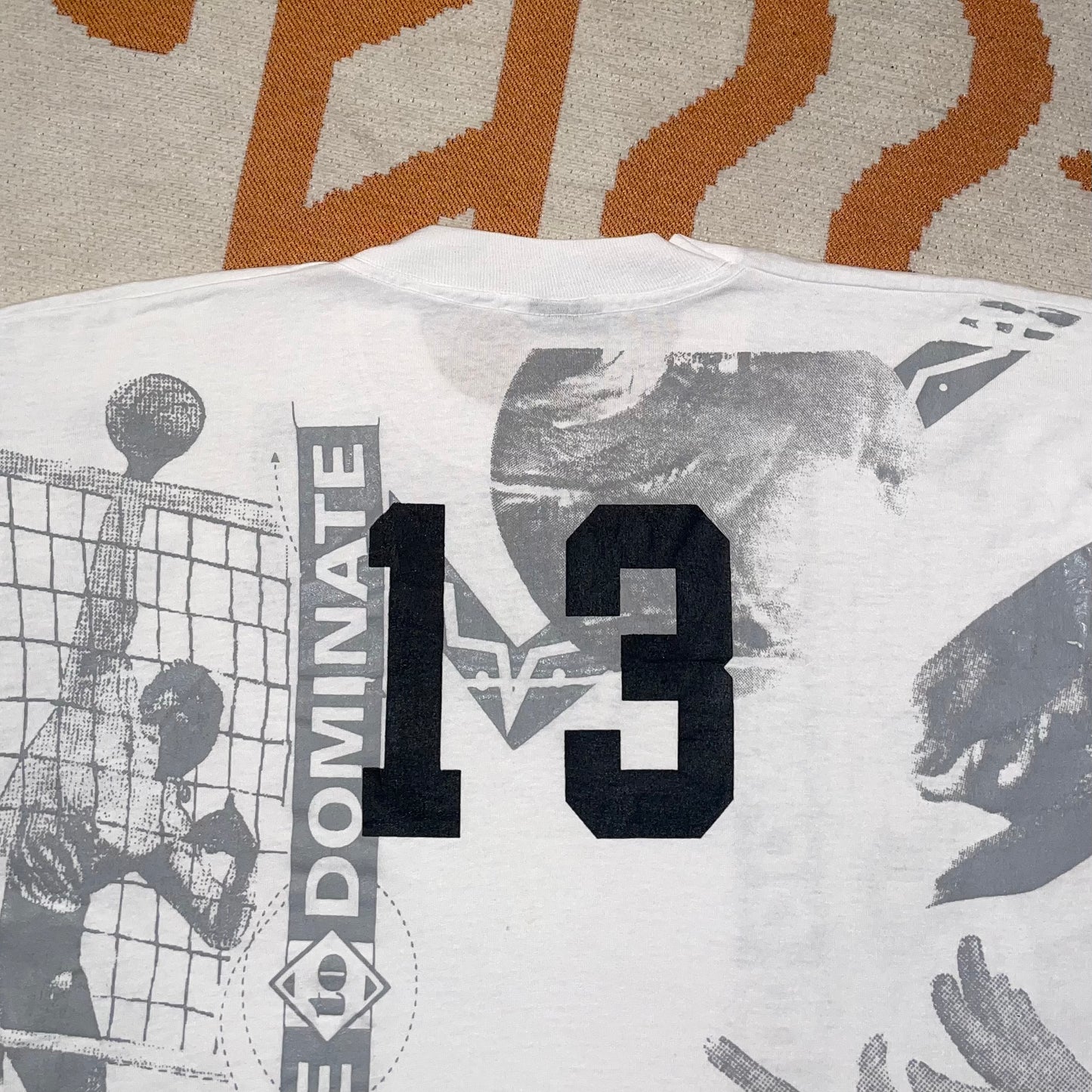 Screen Stars 80s NBA Basketball AOP T-Shirt XL