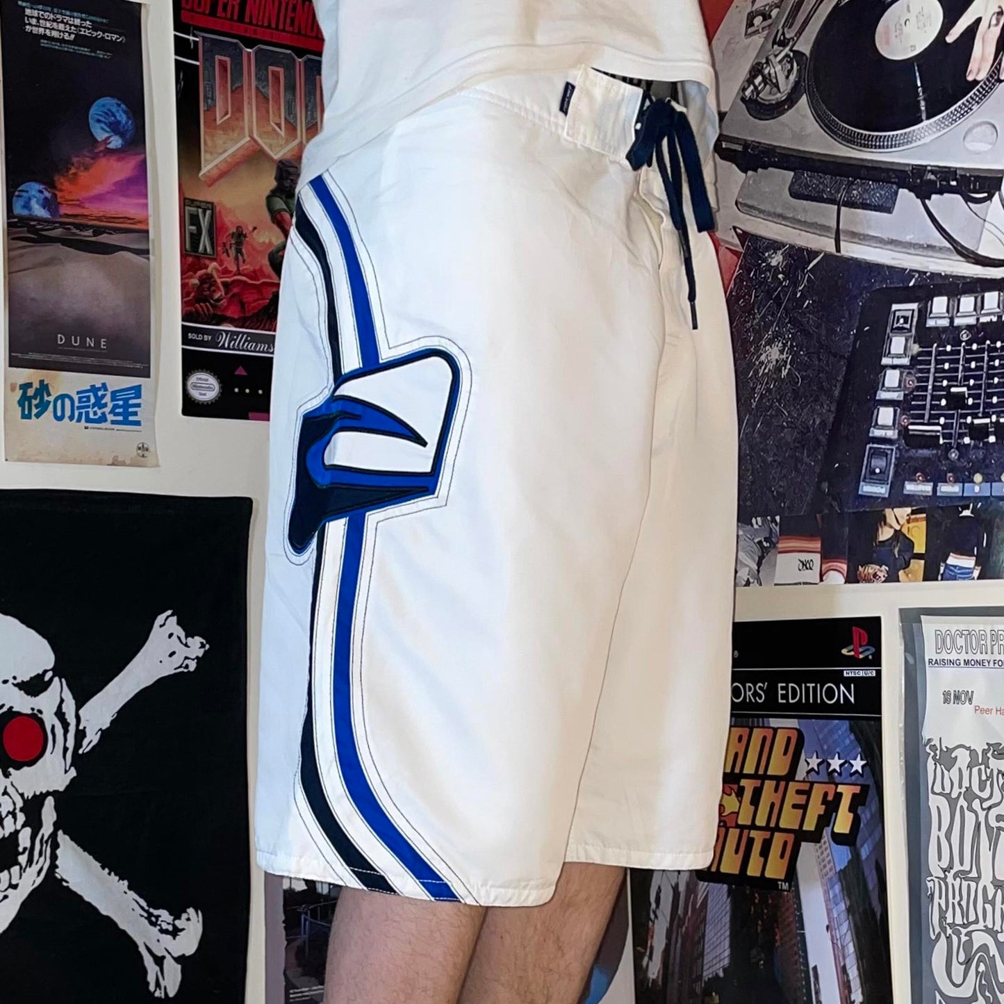 Rip Curl 00s Embroidered Board Shorts L