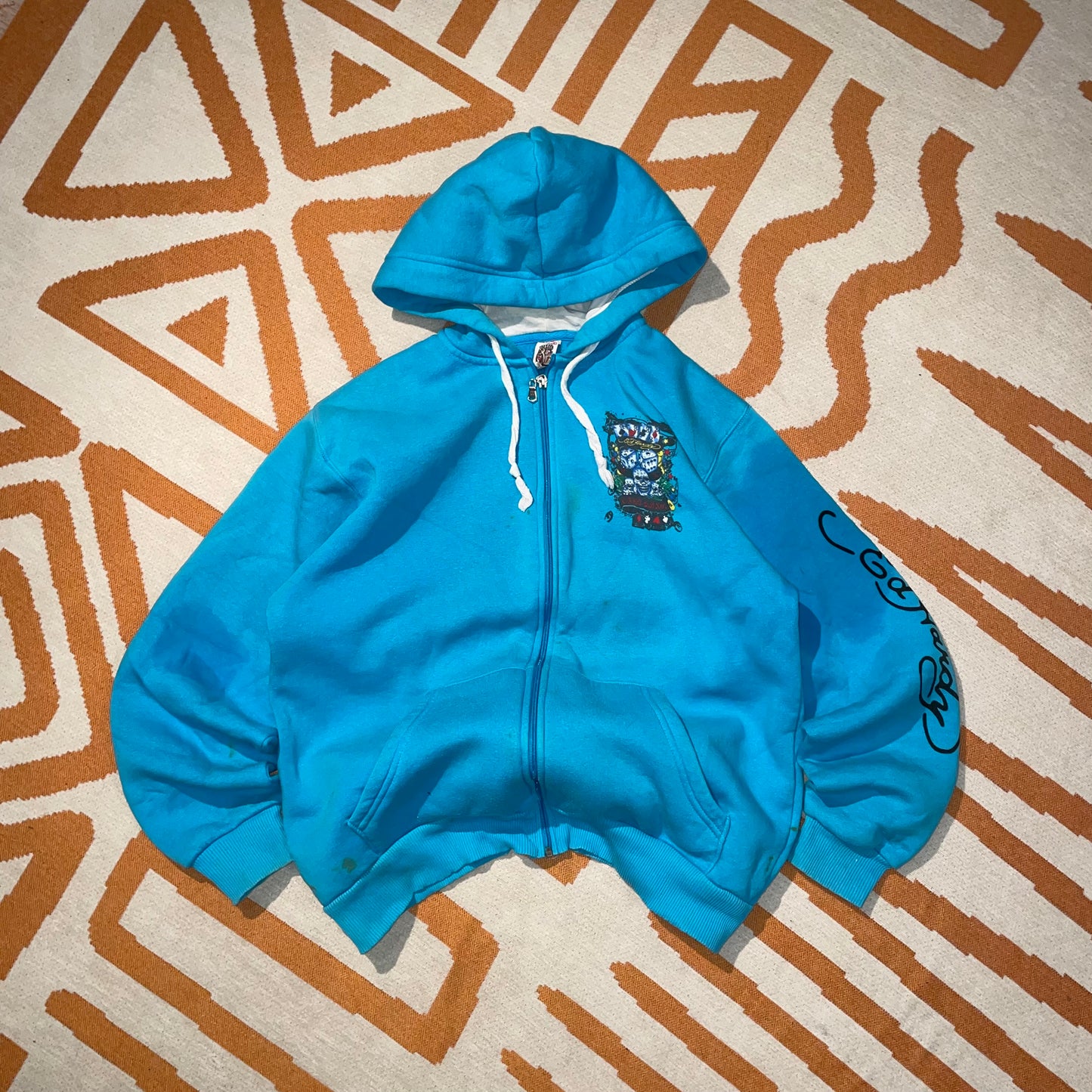 Ed Hardy 00s Dice Hoodie XXL