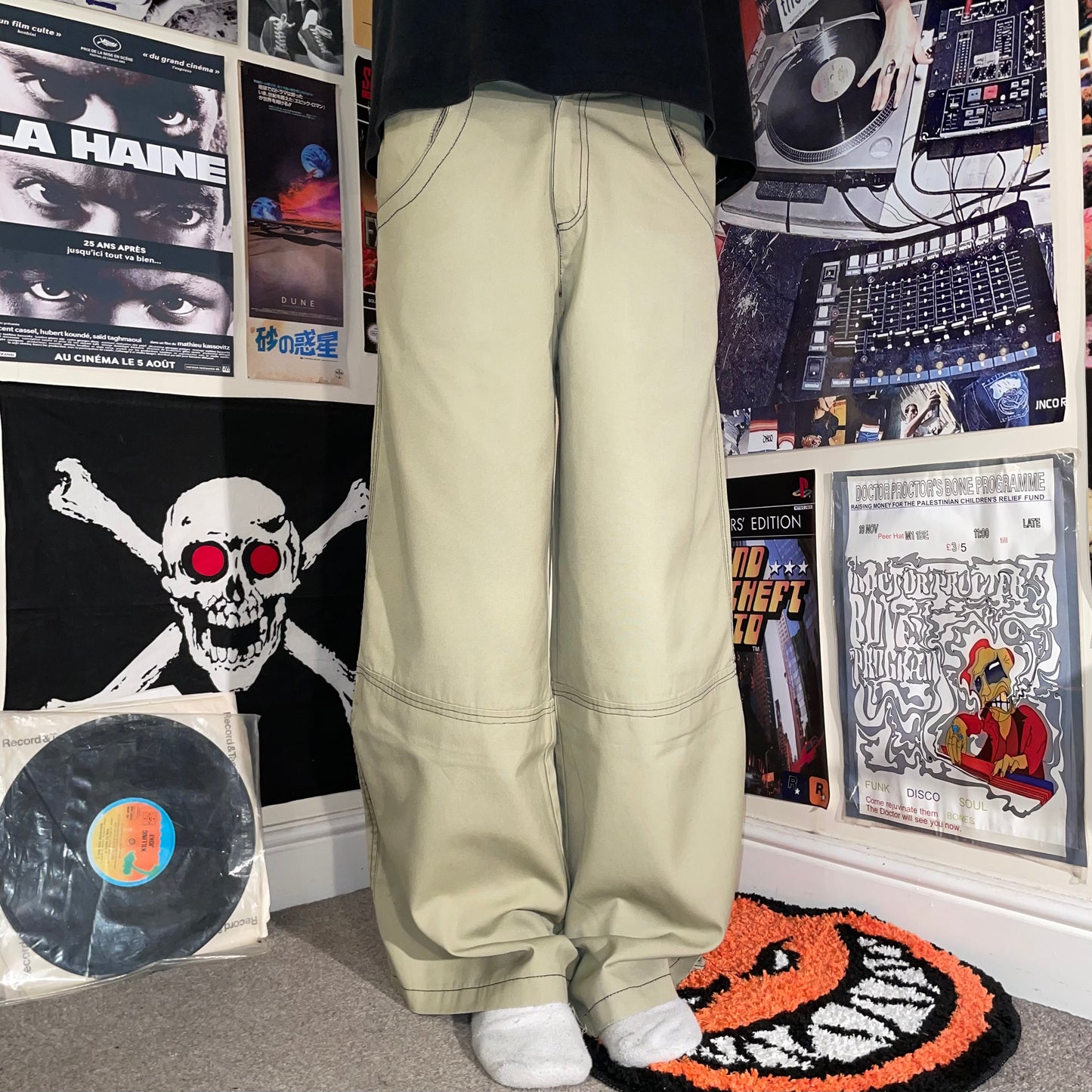 Outfit 00s Graffiti Printed Pants 30x31