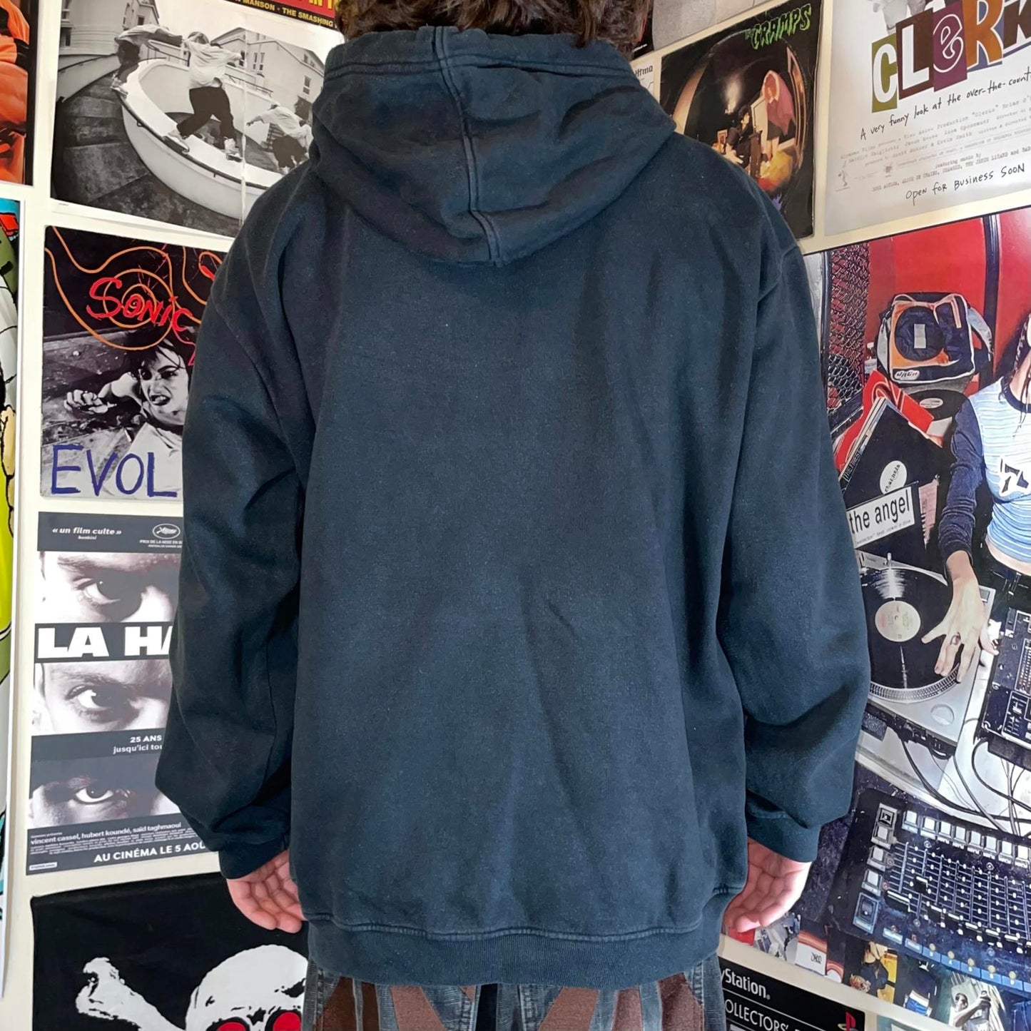 Nike 00s Cortez Patched Swoosh Hoodie XL