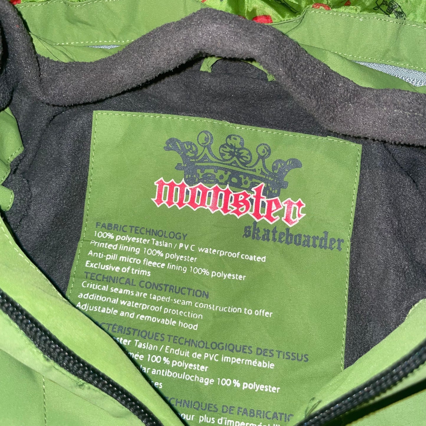 Monster Skate 00s Waterproof Coat S