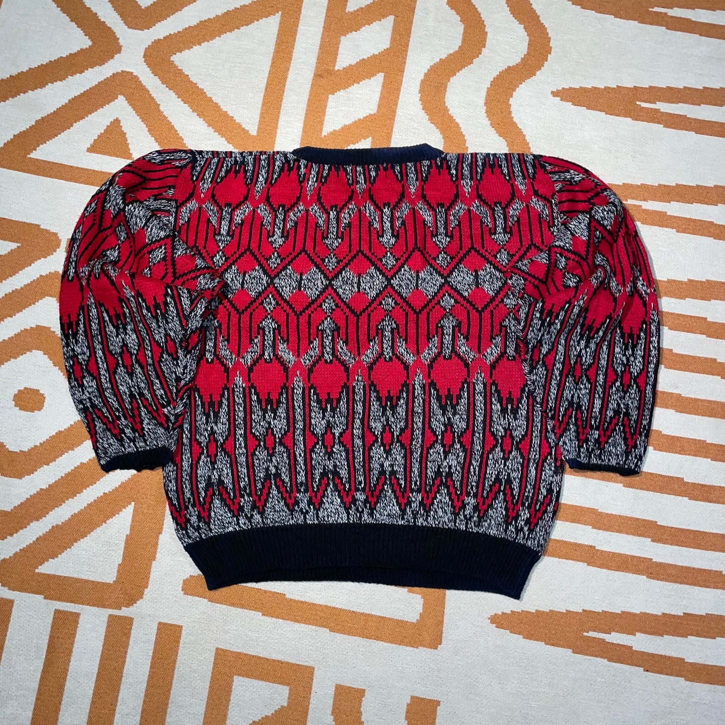 Gabrielle 90s Patterned Knit Jumper