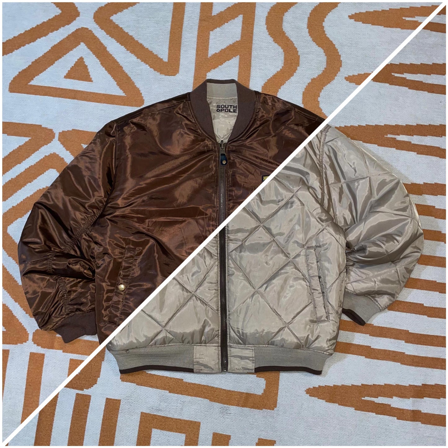Southpole 00s Reversible Bomber Jacket M