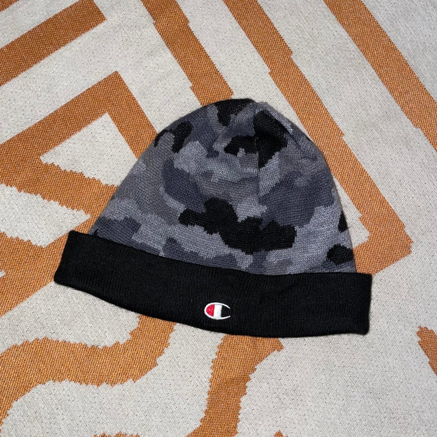 Champion 00s Camo Embroidered Beanie