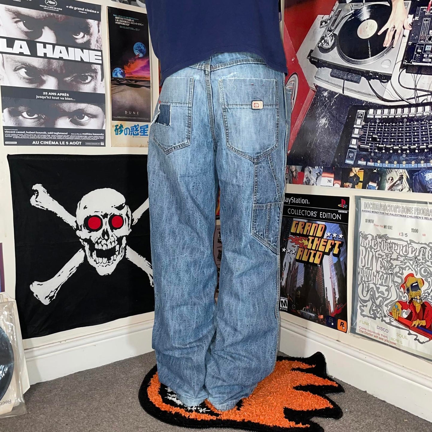 Ecko Unltd. 00s Rhino Blue Denim Jeans 33x32