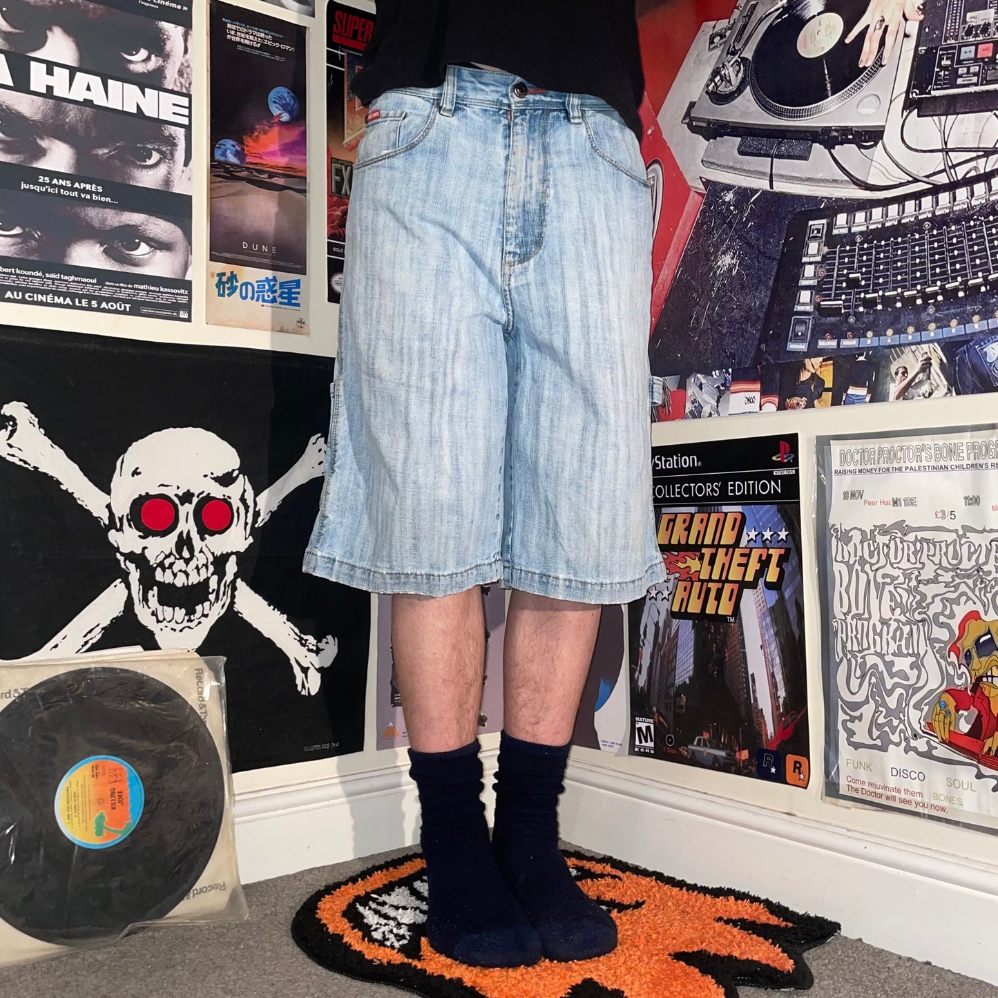 Ecko Unltd. 00s Rhino Embroidered Jorts 28x11