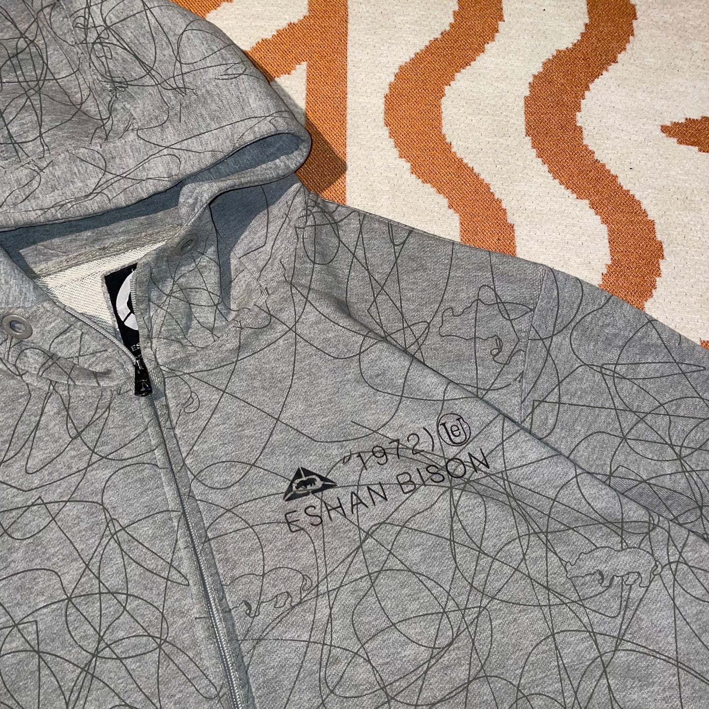 Ecko Unltd x Eshan Bison 00s Zip Hoodie XXL