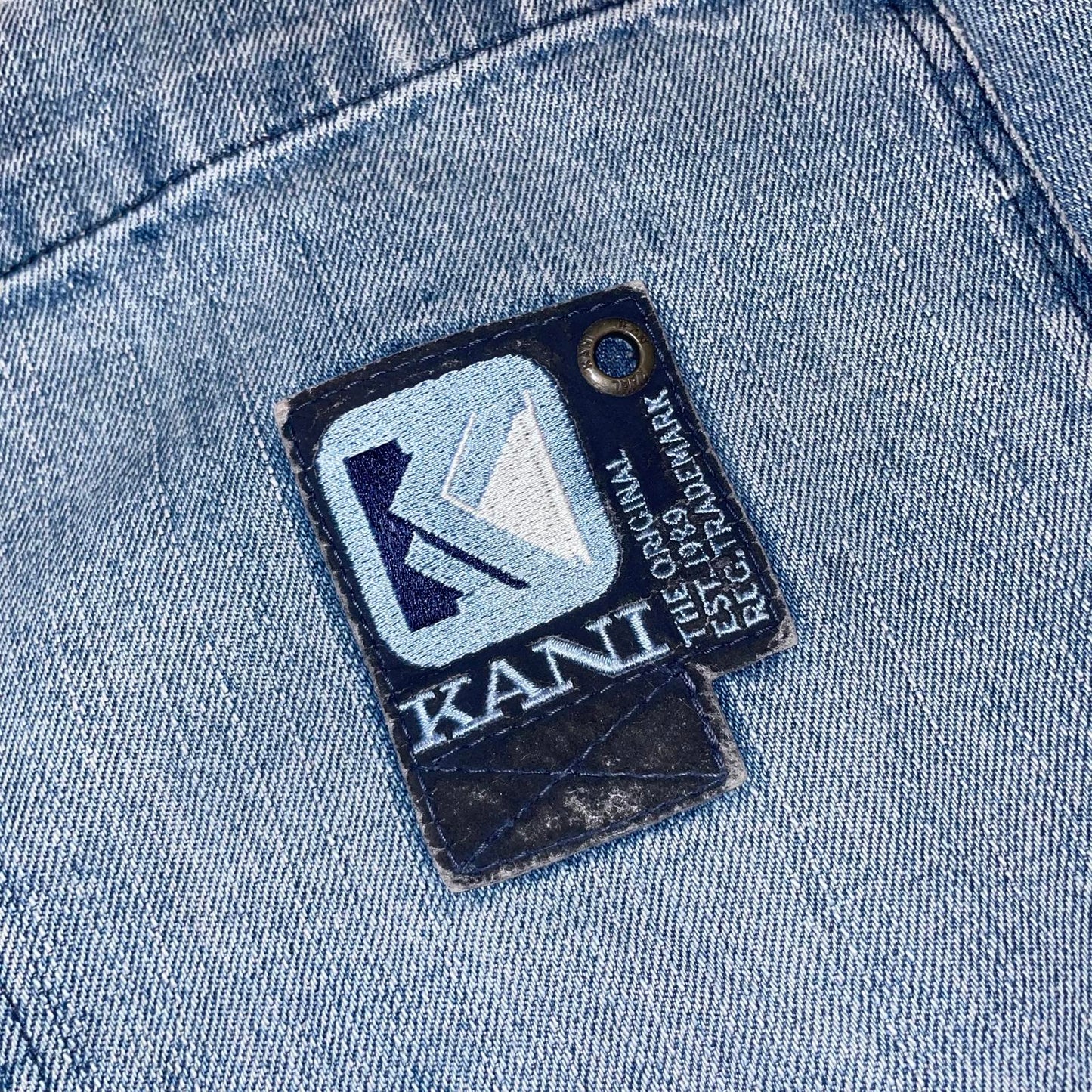 Karl Kani 00s Embroidered Baggy Jorts 38x15