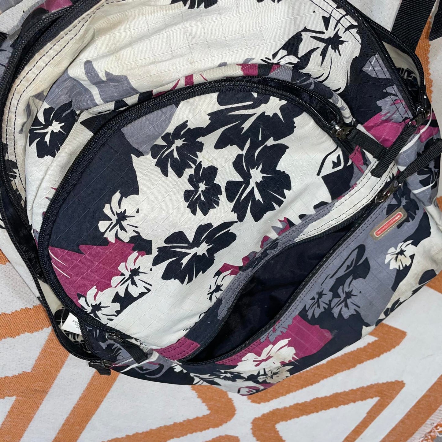 Quiksilver 00s Pattern Surf Backpack