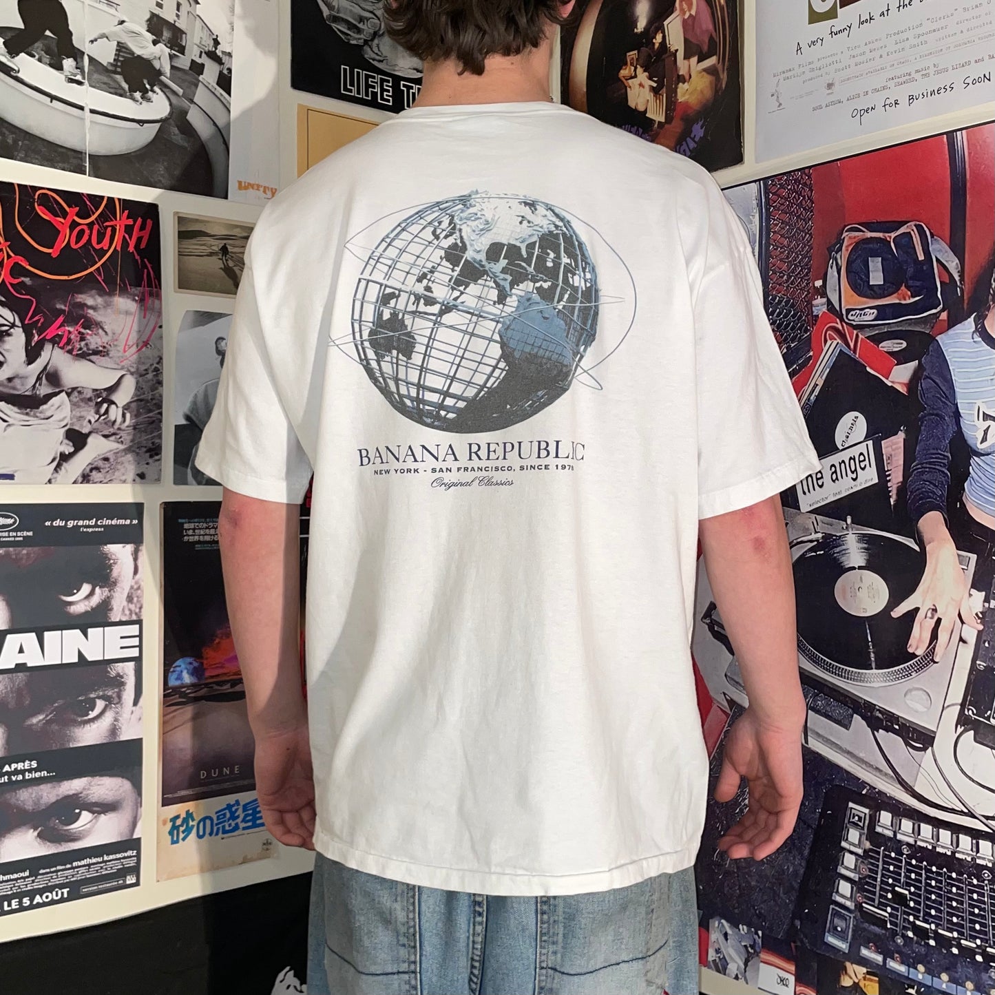 Banana Republic 90s Globe T-Shirt