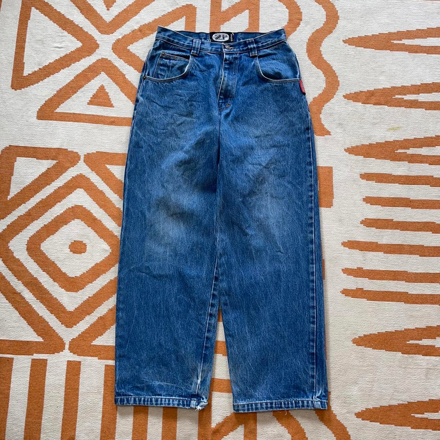 Tupac Collection 00s Embroidered Jeans 28x30