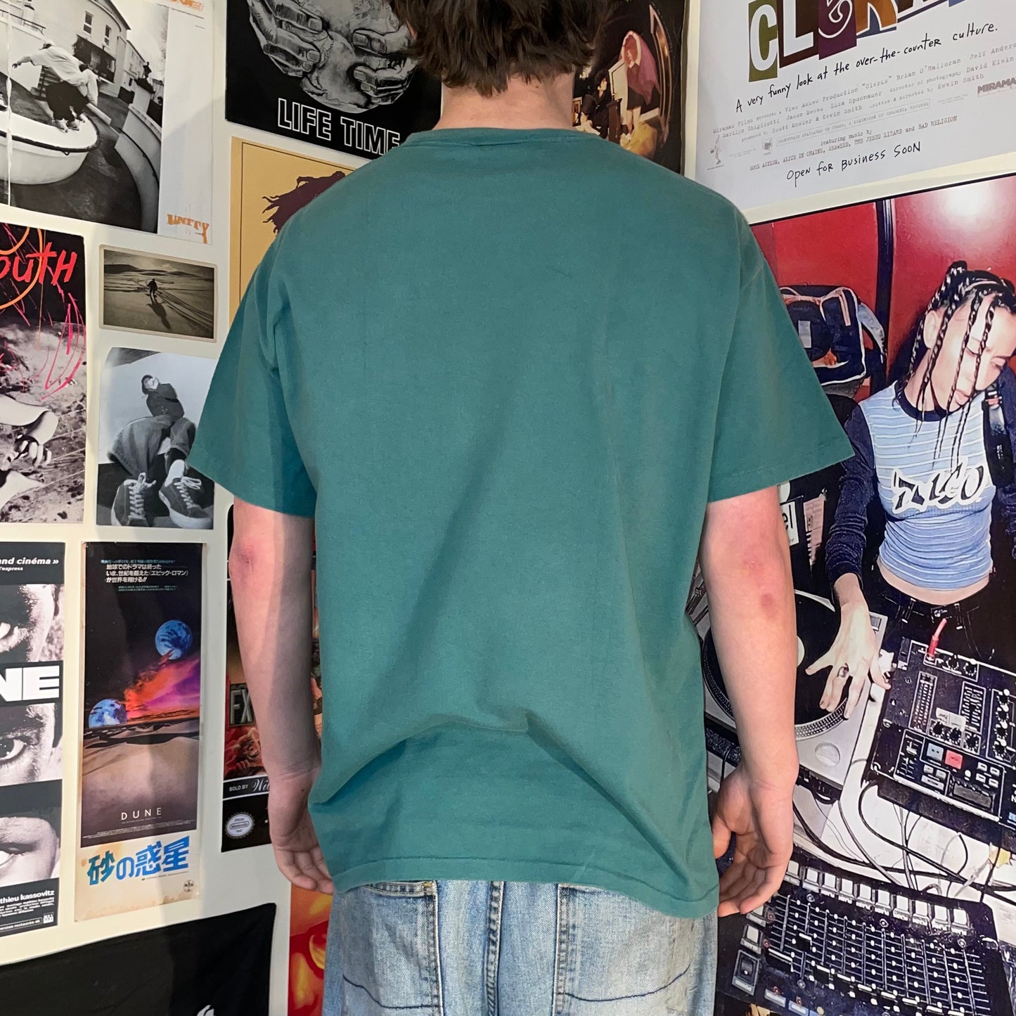 Voodoo Cafe 90s Skulls Graphic T-Shirt XL