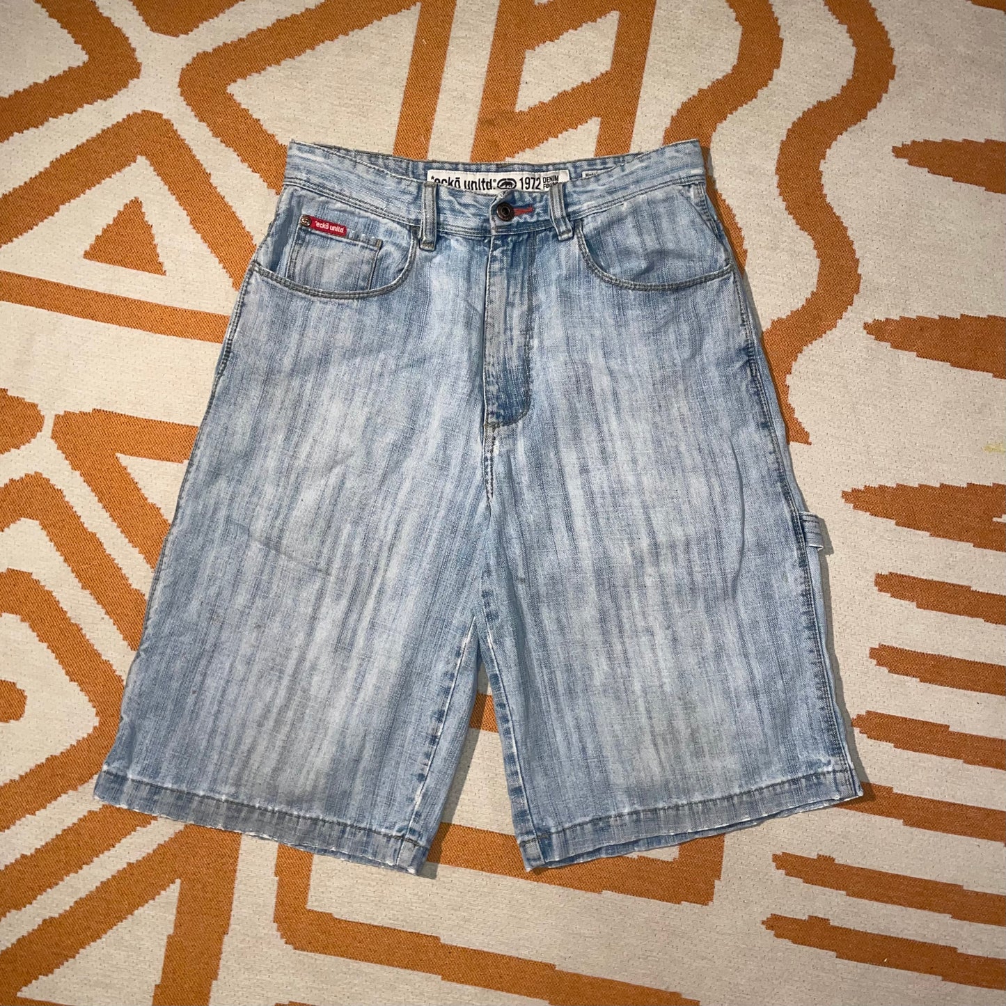Ecko Unltd. 00s Rhino Embroidered Jorts 28x11