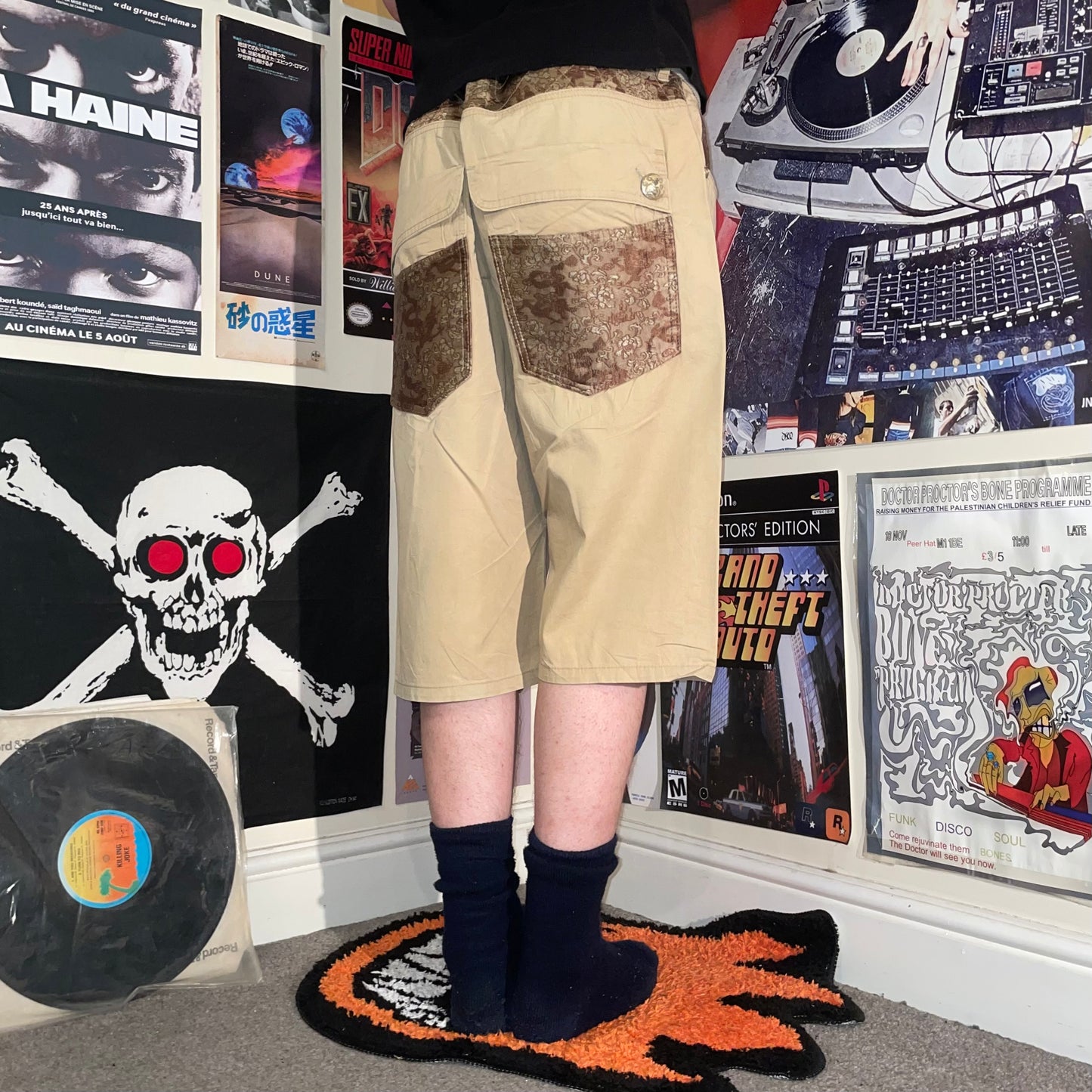 Osaka Big Train 00s Embroidered Shorts 36x14