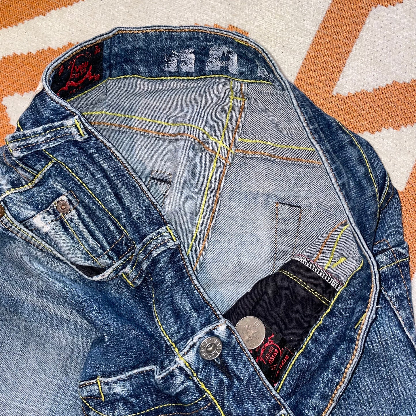 Evisu 00s Printed Jeans 30x31