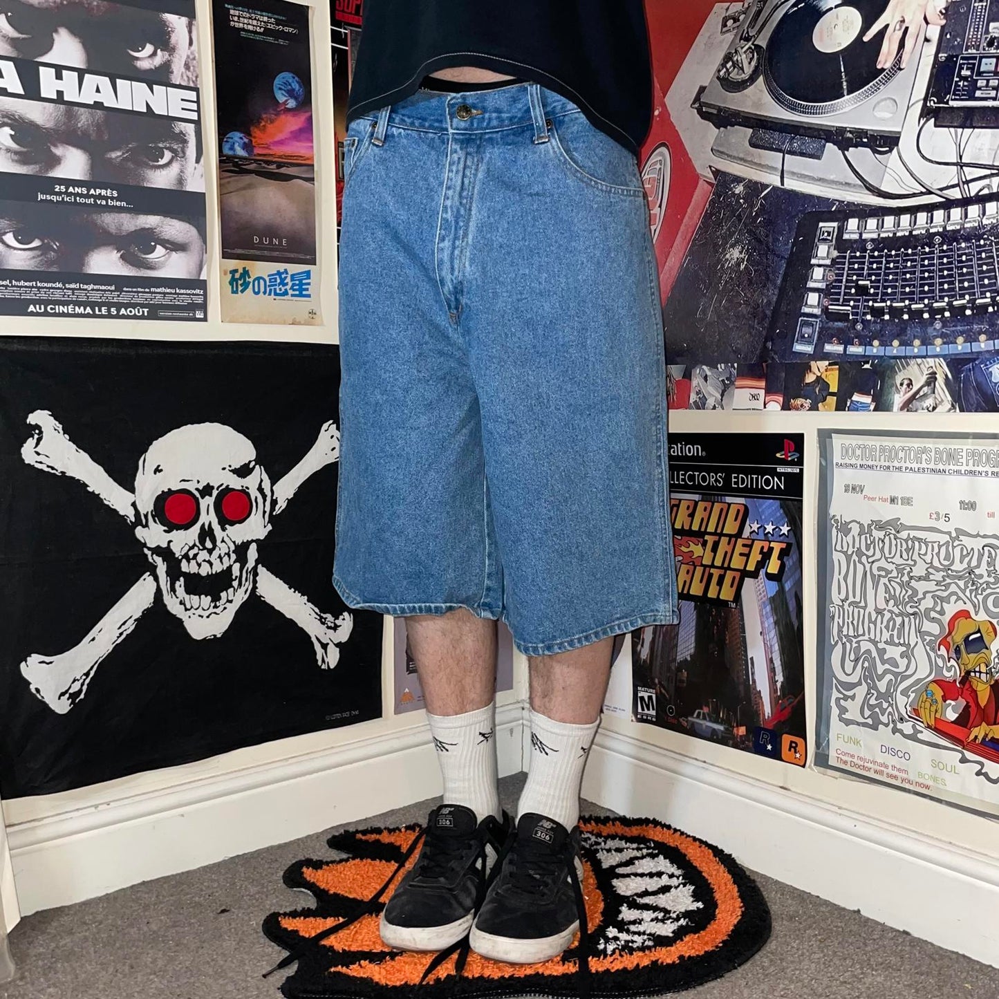 Grab 00s Baggy Skater Jorts 34x13