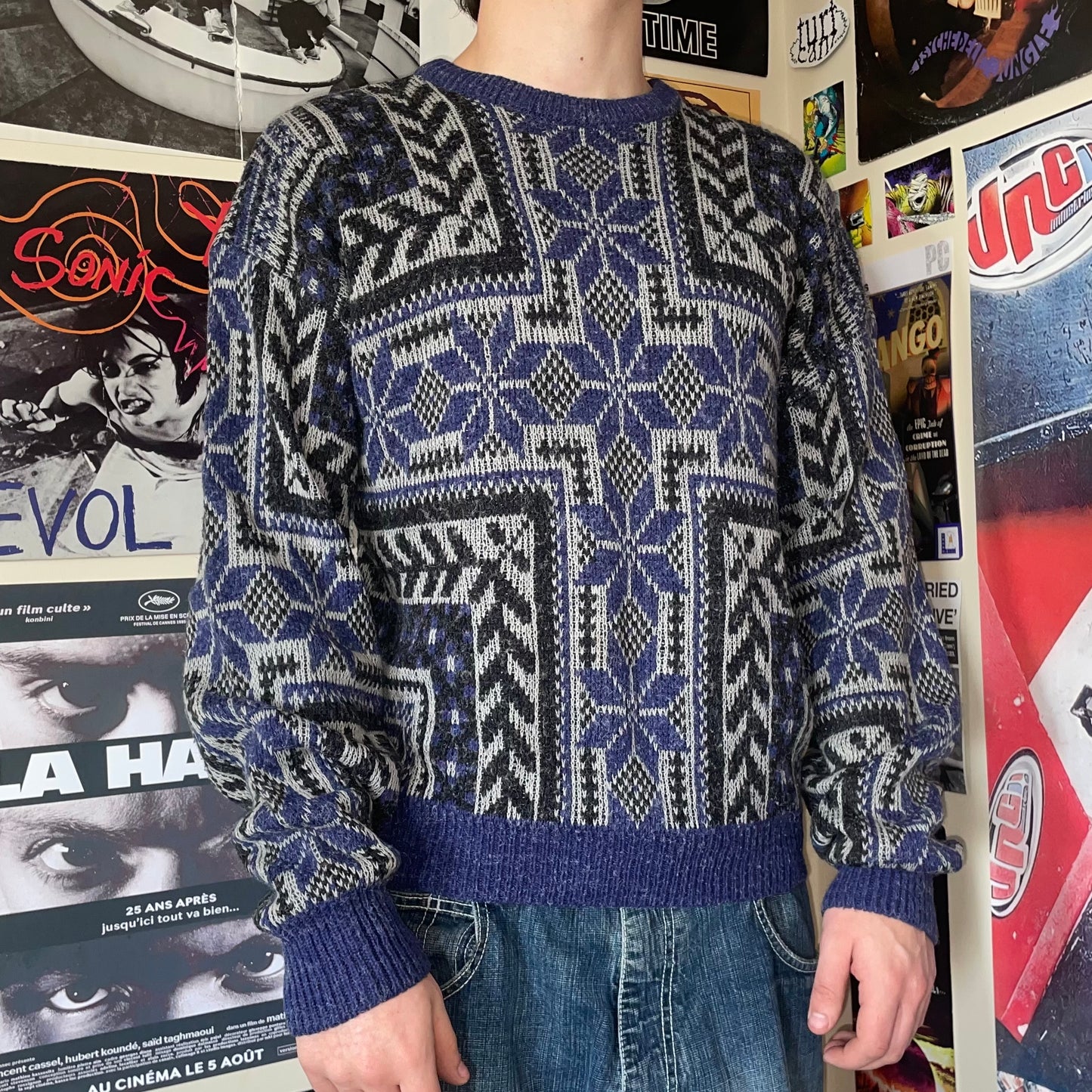 McGregor 90s Patterned Knit Jumper
