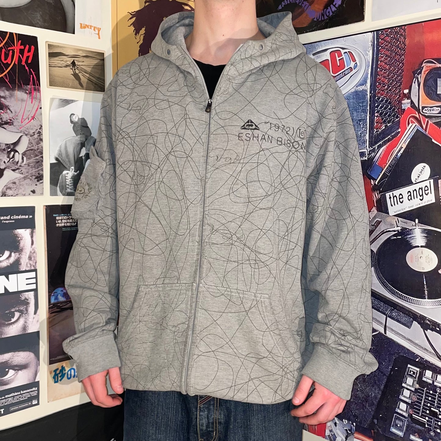 Ecko Unltd x Eshan Bison 00s Zip Hoodie XXL