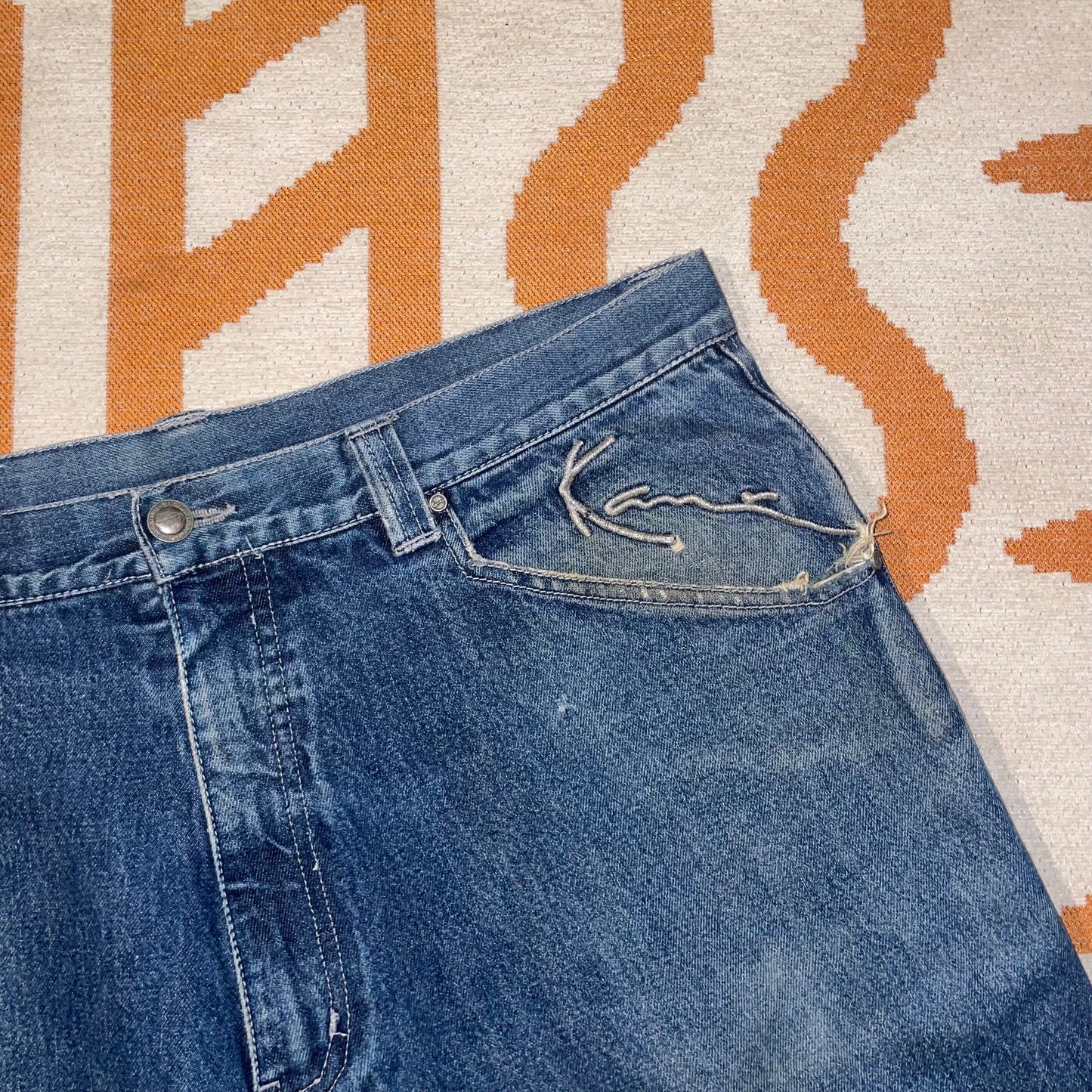 Karl Kani 90s Embroidered Jorts 36x12