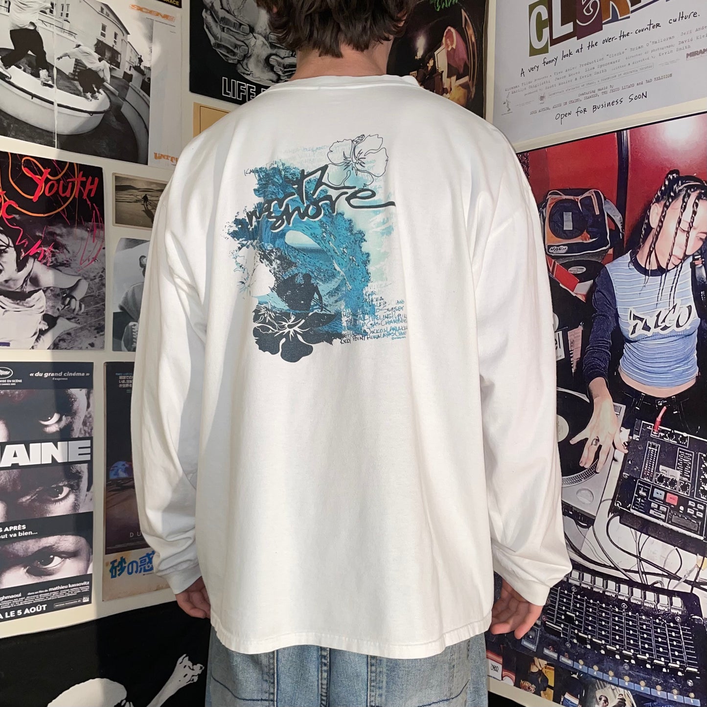 Crazy Shirts 00s Hawaii Surf Longsleeve T-Shirt