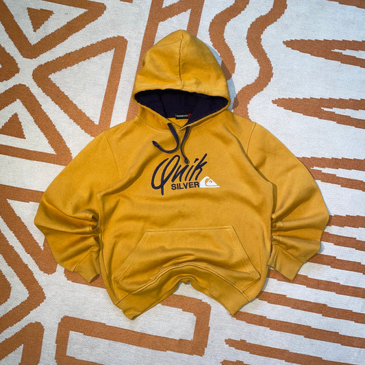 Quiksilver 00s Embroidered Hoodie S
