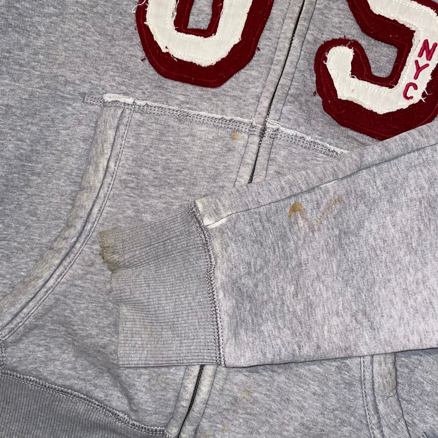 Hilfiger Denim 00s Embroidered Hoodie M