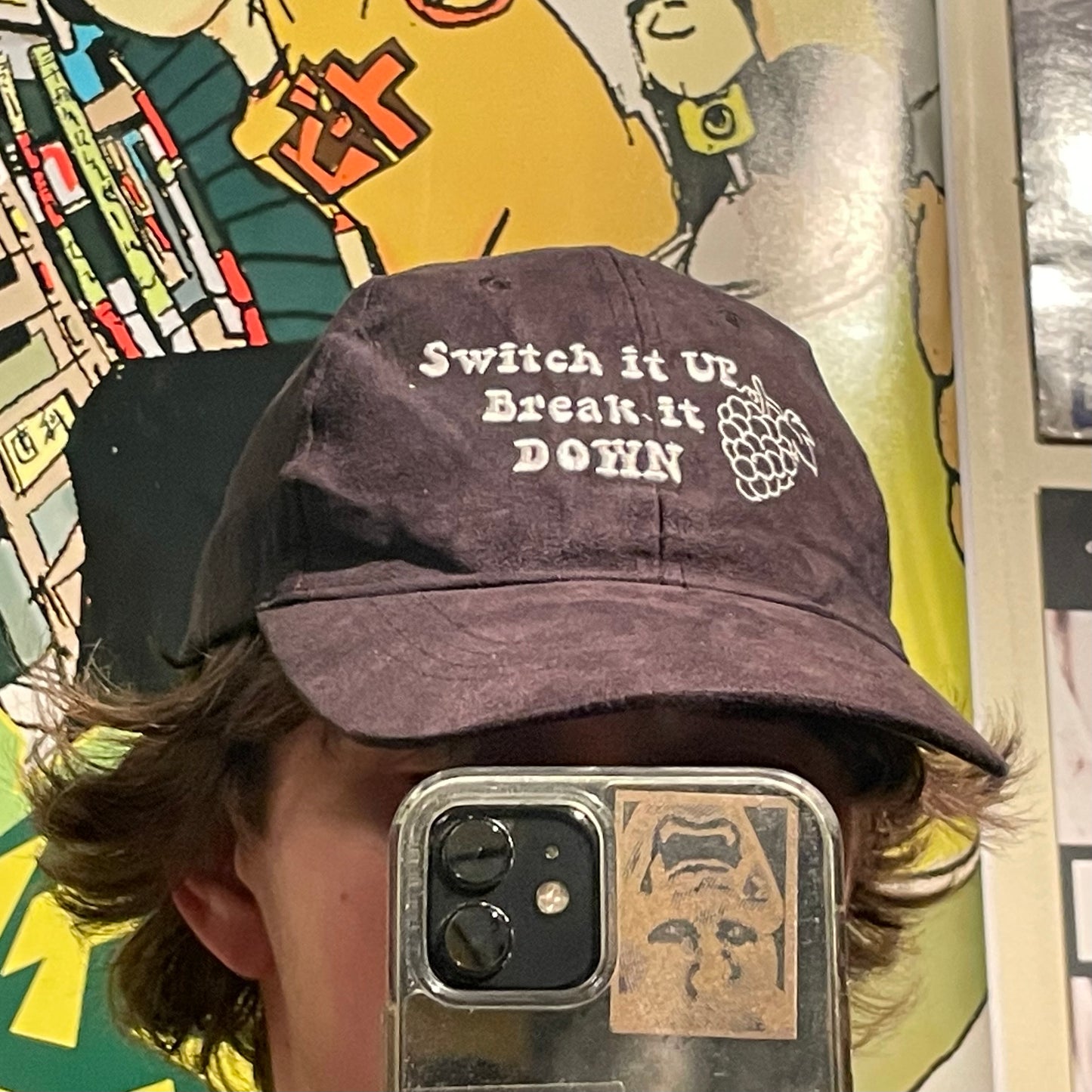 Vintage 90s ‘Break It Down’ Embroidered Statement Cap