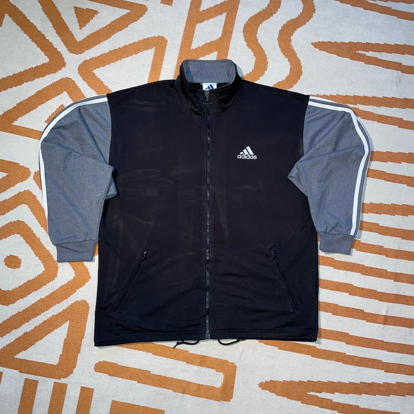 Adidas 90s Panelled Embroidered Jacket L
