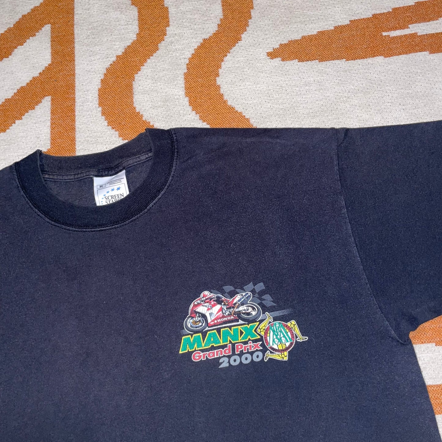 Screen Stars 00s MANX Motorsports T-Shirt M