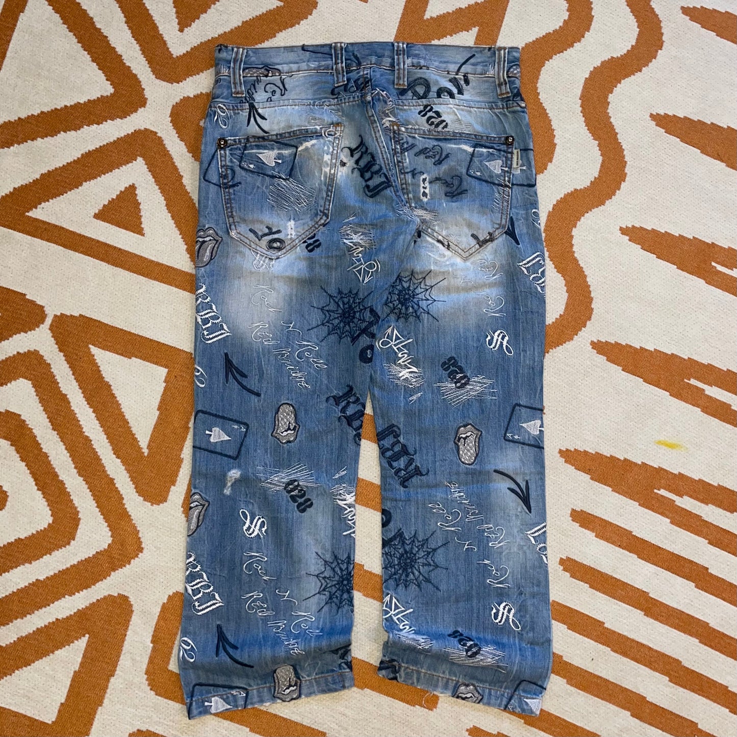 Red Bridge 00s Patterned Jeans 34x27