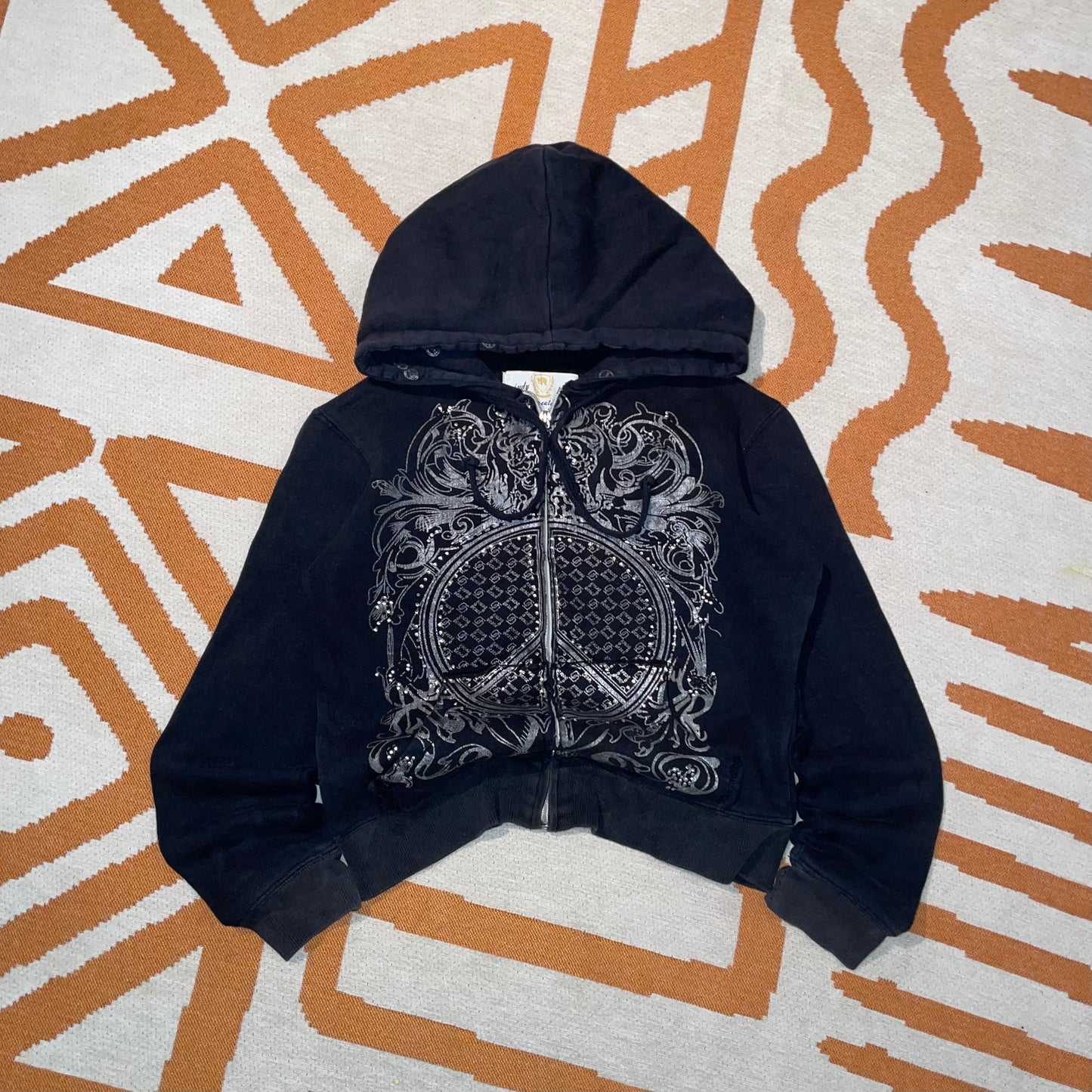 Judy Blue 00s Printed Hoodie XS