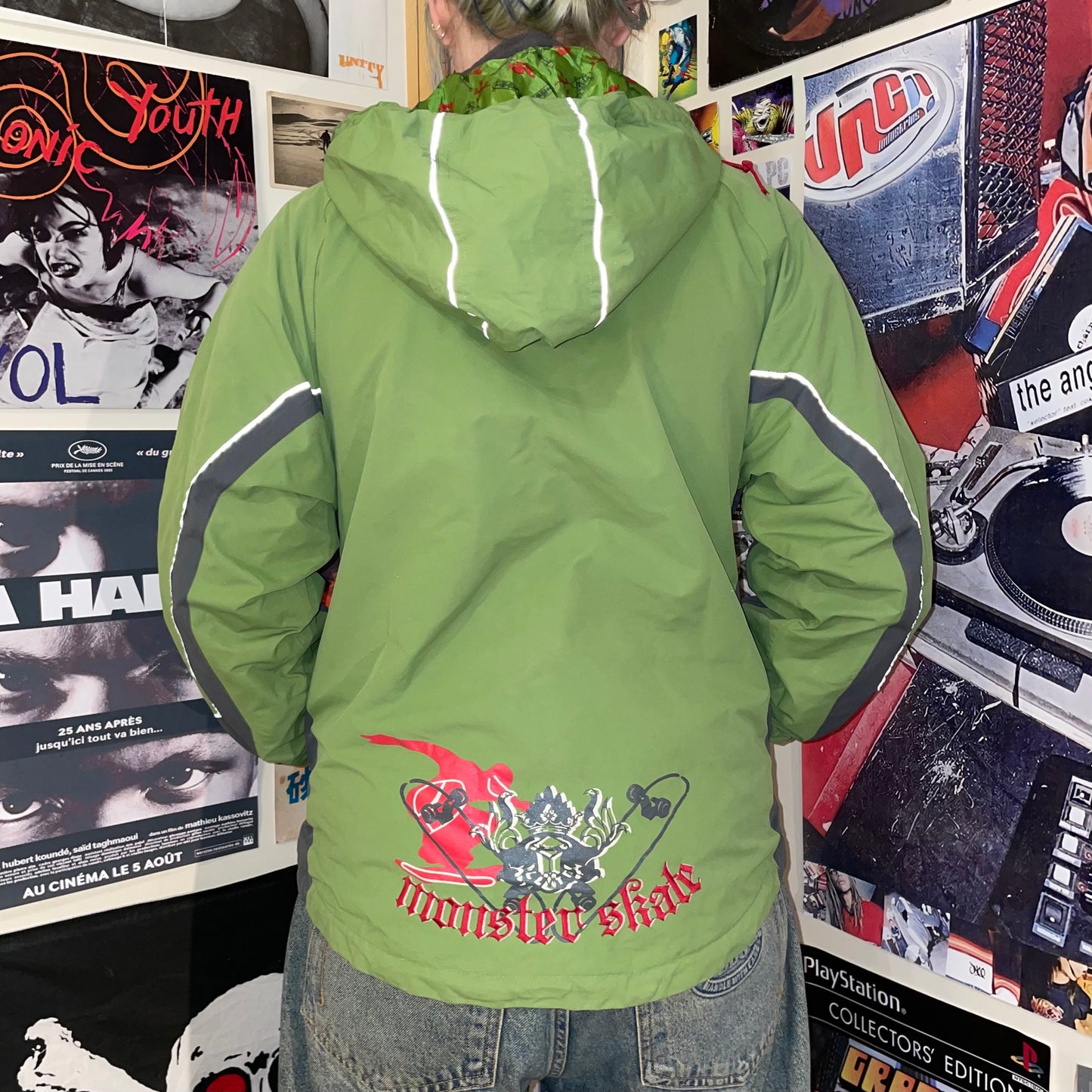Monster Skate 00s Waterproof Coat S
