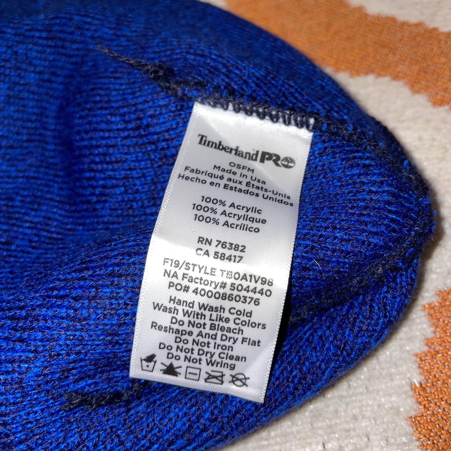 Timberland Pro 00s Work Beanie