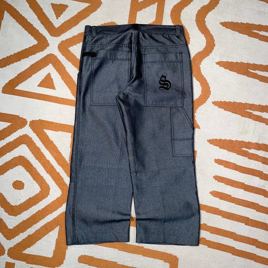 Kiabi Casual 00s Silver Embroidered Jeans