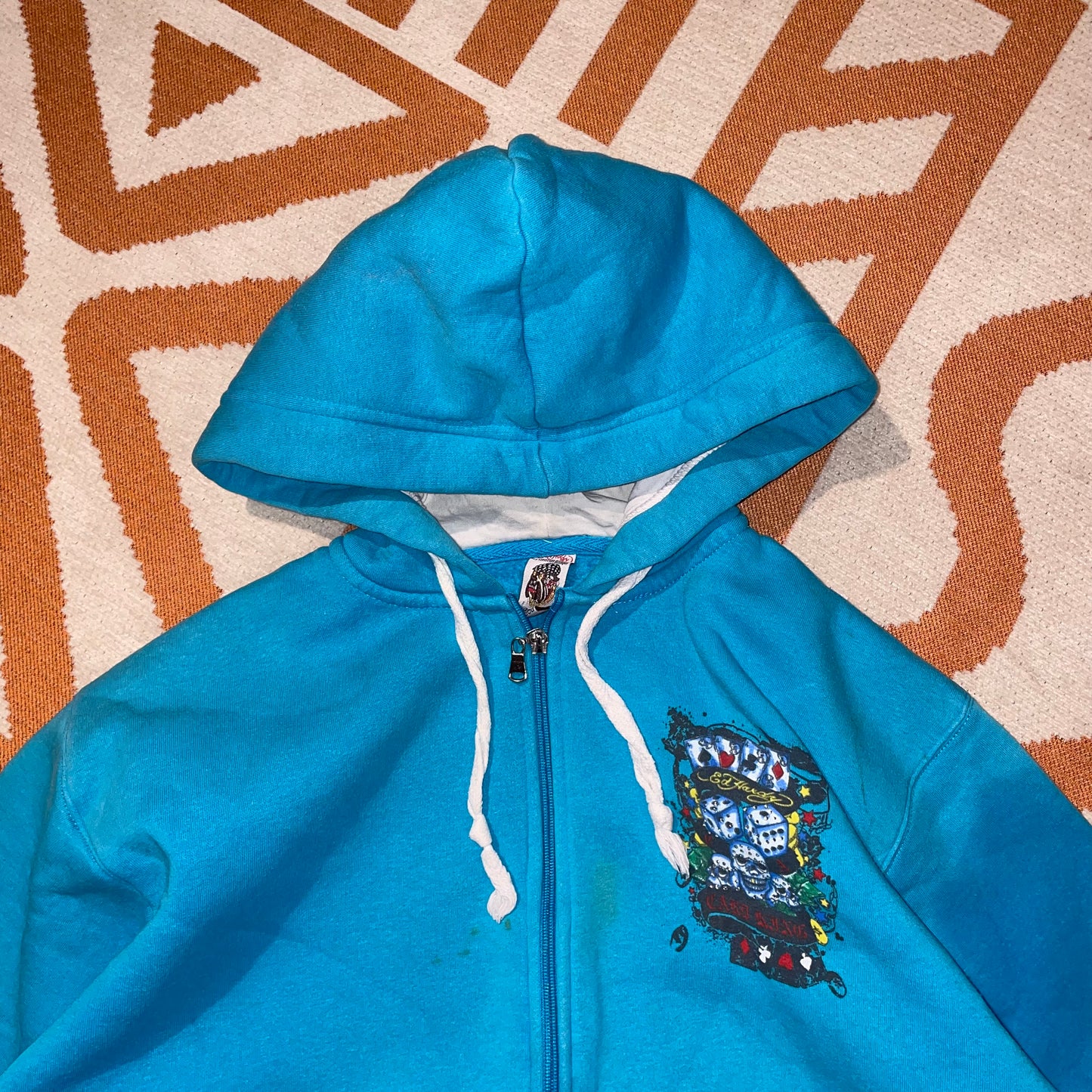 Ed Hardy 00s Dice Hoodie XXL