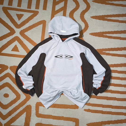 Umbro 00s Panelled Tech Hoodie M