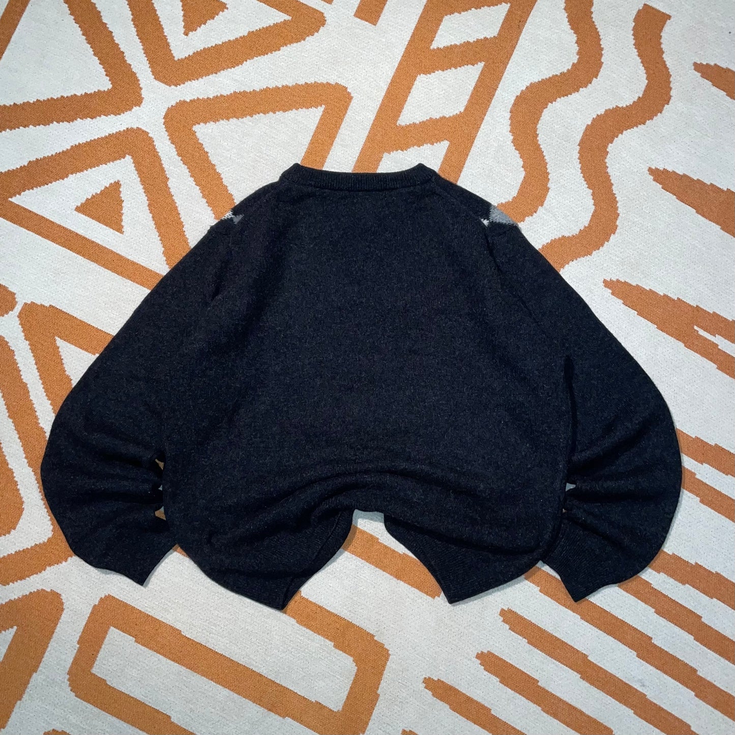 EWM 00s Knit Diamond Jumper S