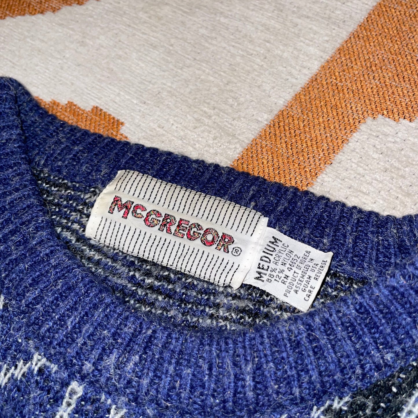 McGregor 90s Patterned Knit Jumper
