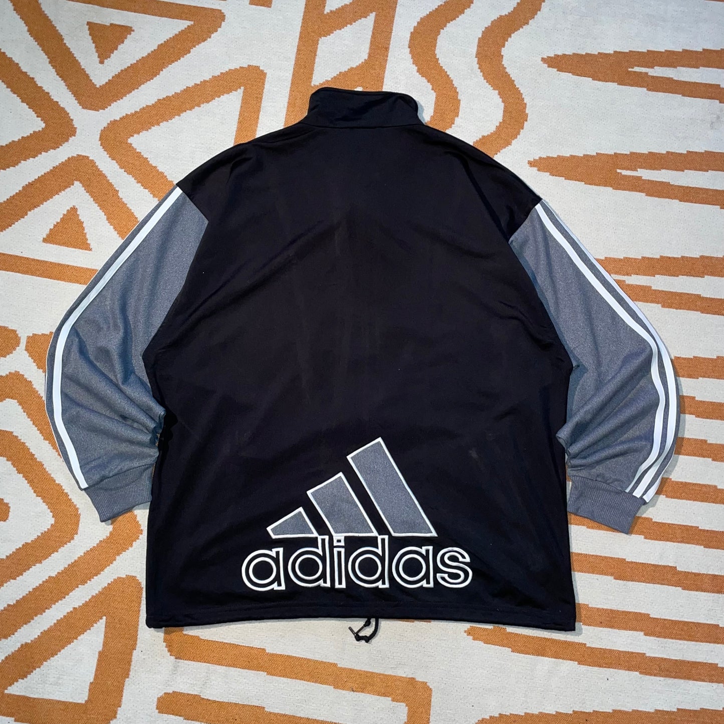 Adidas 90s Panelled Embroidered Jacket L